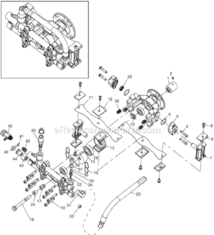 Page A Diagram and Parts List for PCE1700 Type 0 Porter Cable Pressure Washer